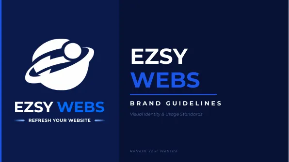 Ezsy Webs: Brand guidelines: cover